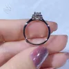 Cluster Rings On Sale 0.5-1CT Moissanite Ring Adjustable Size Beautiful Birthday Gift For Women Diamond Made In China