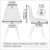Cadeira cobre cor sólida capa estiramento curto back impresso assento de jantar para casa bar el festa banquete 230921