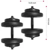 Dumbbells Vinyl Dumbbell Set 40 Lbs (20 Pair) Black