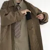 Мужские куртки Весенние осенние ретро ветровки средней длины в японском стиле однобортные повседневные свободные уличные пальто мужская одежда
