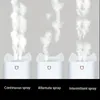 Humidificateur à brume fraîche à double buse avec diffuseur d'arômes d'huiles essentielles - Dure jusqu'à 48 heures, fonction veilleuse, trois modes de pulvérisation, arrêt automatique