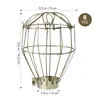 Lampes suspendues 6 pack garde-ampoule en métal vintage cage de lumière industrielle petite abat-jour pour éclairage suspendu