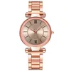 Montres-bracelets Femmes Montre En Acier Inoxydable Top Quailty Luxe Bouton Poussoir Fermoir Caché Sport Bijoux Cadeaux Relogio Feminino Montre