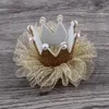 Dekorative Blumen, 20 Stück, modische Mädchen-Stern-glänzende Haarnadeln, Prinzessin-Krone-Haarspange, Blumen-Spitze-Perlen, handgefertigte Accessoires ohne Clips