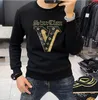 Sweat à capuche de styliste pour hommes, pull léger brodé de luxe de haute qualité, manches longues, col rond, marque de mode, nouvelle collection