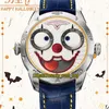 TW Dernière édition V3S Konstantin Chaykin Phase de Lune Joker Cadran blanc NH35A Montre mécanique automatique pour homme Bracelet en cuir Designer 2588