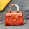 Shoulder Bag Saigon Flap Top Handle Handbag Strap Leather Women Saddle Fashion Classic Style Tote Crossbody Bag