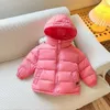 Children's down jacket, small, medium and large children's winter coat, boys and girls' baby padded warm white duck down bread and clothing