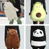 Skiing Suits Ski Protective Gear Set Parent child Roller Skating Fall Protection Elbow Pads Hip Animal Plush Toys 230921