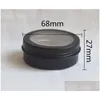 wholesale Packing Jar Wholesale 2 Oz Aluminum Tin 60 Ml Refillable Containers Bottle Clear Top Screw Lid Round Tins Container Sn4169 Drop Delive Dh0Xg