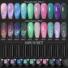 Nail Art Kits UR SUGAR 10PCS Reflektierendes Gelpoliermittel-Set Wintereszierender leuchtender semipermanenter UV-LED-Manikürelack 230921