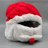 Christmas Hat Motorcycle Helmet Cover Full Face Christmas Hat for Women Men CPA7038 0921