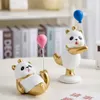 Decorative Objects Figurines Modern Accessories Cute Panda Car Decoration Office Desktop Ornament Gift 230921