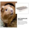 Small Animal Supplies Rabbit Litter Box Rectangular Hamster Toilet Bunny Training Potty 230920