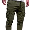 Men's Jeans New 2021 Casual Joggers Pants Solid Color Men Cotton Elastic Long Trousers Pantalon Homme Military Cargo Pants Leggings L230928