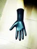 Five Fingers Gloves Unisex Black Short Latex Mittens Fetish Slim Finger Wrist Length Seamless 3D 230921