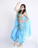 Stage Wear 6 Colors Belly Dance Pant Top Belt Girls Ballroom Costume Dress 3PCS/SET Oriental Costumes Price