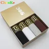 Chenke Men Cotton Boxer Shorts Män breddar Gold Belt Heathy Underwear Brand Mens Boxers Manliga trosor 7 färger Y19042302187T