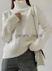 Women's Sweaters Women's Turtleneck Sweater Basic Soft Red White Long Sleeve Knitted Top Pullover Classic Solid Vintage Winter Sweaters for Women J230921