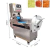 Electric Onion Slicer Machine Commercial Dicing Machine Vegetables Cutter Machine Automatic Cutting Potato Carrots Shredder