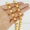Chains 8/10MM Wholesale Jewelry Stainless Steel Silver Color/Gold Rolo Round Link Chain Mens Womens Necklace Or Bracelet 7-40" Choose