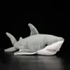 Poupées en peluche réaliste grand requin blanc jouet en peluche mignon modèle de requin doux vraie vie poupée en peluche simulation océan animal cadeau d'anniversaire pour les enfants 230921