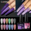 Smalto per unghie Canni Reflective Disco Gel 7,3 ml 12 colori Sparkle Soak Off UV LED Gel per unghie super luminoso Smalto gel glitter semipermanente 230921