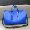 2023-Luxury Bags Unisex Travel Painting Letter Mens Travel Bag Lager Luggage本物の革製バッグ女性フィットネスヨガトートハンドバッグ