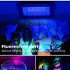 50W 100W LED Proiettore UV AC 220V Festa di Halloween Luce ambientale 395nm 400nm IP66 Lampada da palco fluorescente ultravioletta impermeabile