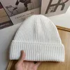 Gorro de punto de lujo, gorro informal, gorro de invierno para mujer y hombre, gorro de mezcla de lana multiusos neutro, 10 colores