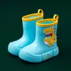 Rain Boots Cartoon Cute Dinosaur Panda Children Rain Shoes For Boys Girls Waterproof Eva Rubber Non Slip Toddler Kids Rain Boots 230920