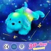 Poupées en peluche LED lumineuse bleu clair chien poupée en peluche mignon doux chien jouets lumineux animaux en peluche oreiller pour filles cadeau d'anniversaire chambre d'enfants 230921