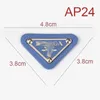 Üçgen Demir Mark Luxury Brand Desingers aksesuar dekorasyon malzemesi AP19-AP28