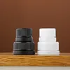 Mini Glass Jar 3G صافًا أبيض أسود جولة شمع روزن روزن حاويات عين عين العينة تجربة تجربة تجميلية التعبئة والتغليف بلسم غطاء طباعة مخصصة شعار طباعة