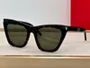 Designer Zonnebrillen Voor Mannen Vrouwen Zomer Luxe 214 Avant-Garde Cat Eye Bril Stijl Anti-Ultraviolet Retro Plaat Plank Volledig Frame Mode Bril Willekeurige Doos SL214