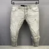 DSQ PHANTOM TURTLE Jeans pour hommes Jeans de luxe pour hommes Skinny Ripped Cool Guy Causal Hole Denim Marque de mode Fit Jeans Me2756