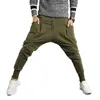 Mäns byxor män korsar avslappnad elastisk bomullsherr koreansk mode baggy mager sweatpants byxor jogger blyerts stor storlek 5x