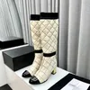 Botas Chelsea Botas de diseñador Mujer Plataforma clásica Moda Botas de felpa Invierno Cálido Media nieve Botines