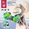 Poupées en peluche Enfants Boxe contre les jouets en peluche électriques Parent-enfant Jeu interactif Singe Requin Peluche Poupée Jouet Cadeaux de Noël pour les enfants 230921