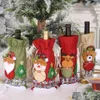 Décorations de Noël Bouteille de vin Er Joyeux décor pour la maison Bonhomme de neige Table Cadeau de Noël Bonne année Navidad Drop Livraison Jardin Festif Dhkrv