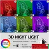 Night Lights Led Light Charlotte Nao Tomori For Bedroom Decor Birthday Gift Lamp Drop Delivery Lighting Indoor Otlvd