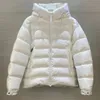 Designer Mens Down Puffer Jacket mode broderad märke Kvinnor Färgglad stripe Packet Parkas Zip Up Jackets Coats Warm Winter Men's123