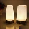 Night Lights Led Light Wireless Induction Bedside Reading Cam Lamp With Motion Sensor On/Off Switch For Children Kids Birthday Drop Otvrs