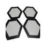 Hexagonform mat klass non-stick silikon bakmatta dabber ark258g