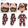 Familjsmatchande kläder 2023 Nya mamma pappa barn matchande outfit halloween festkläder familj o nack pyjamas set casual full hylsa sömnkläder baby romper t230921