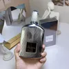 Erkek parfüm gri vetiver markası erkek sprey kolonya 100ml doğal klasik uzun ömürlü hoş kokular hediye 3.4 fl.oz günlük yaşam büyüleyici koku toptan