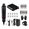 Tattoo Machine Kit Complete set Draadloze roterende pen DC-interface met cartridgenaalden Permanente make-up 230921