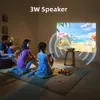 Projektory Byintek K6 Mini Projector Portable Home Theatre LCD Projektor Full HD 720p 1080p film wideo duży ekran Projektor L230923