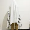 Halsdukar Talit Prayer Shawl 180 x 130 cm 70 51 tum Je Israel Tallit för Christian 230921