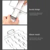 BBQ Tools Accessories Corn Barbecue Rack Sausage Net Clip 304 Stainless Steel Basket Detachable Folding Portable Grilling Mesh Tool 230920